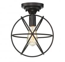 Savoy House Meridian M60029ORB - 1-Light Ceiling Light in Oil Rubbed Bronze