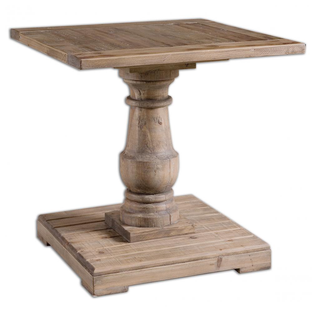 Uttermost Stratford Pedestal End Table