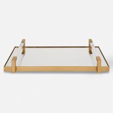 Uttermost 18083 - Uttermost Deki Gold Mirrored Tray