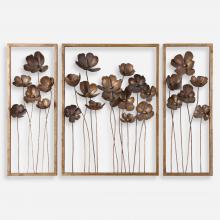 Uttermost 12785 - Metal Tulips Wall Art Set/3