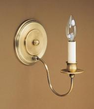 Northeast Lantern 120-DB-LT1 - Wall Sconce 1 J-Arm Dark Brass 1 Candelabra Socket