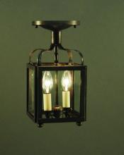 Northeast Lantern 6704-DAB-LT2-SMG - Crown Small Flush Dark Antique Brass 2 Candelabra