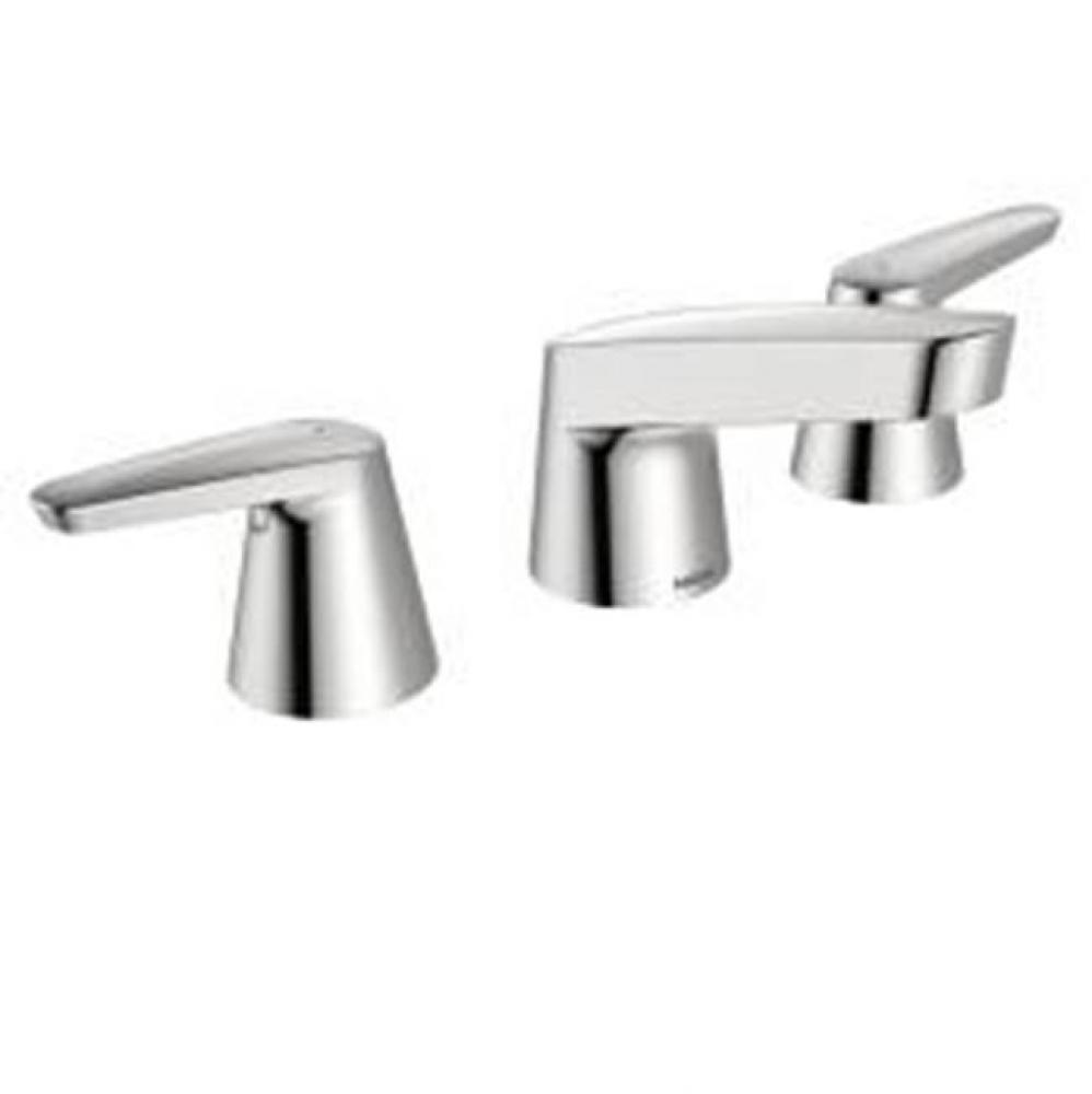 Chrome two-handle lavatory faucet