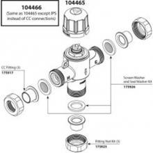 Moen Commercial 104466 - 1/2'' IPS connection includes thermostatic