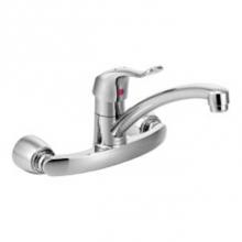 Moen Commercial 8713 - Chrome one-handle kitchen faucet