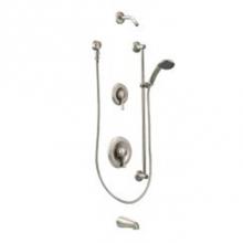 Moen Commercial T8343NHCBN - Classic brushed nickel Posi-Temp(R) transfer all-metal trim kits