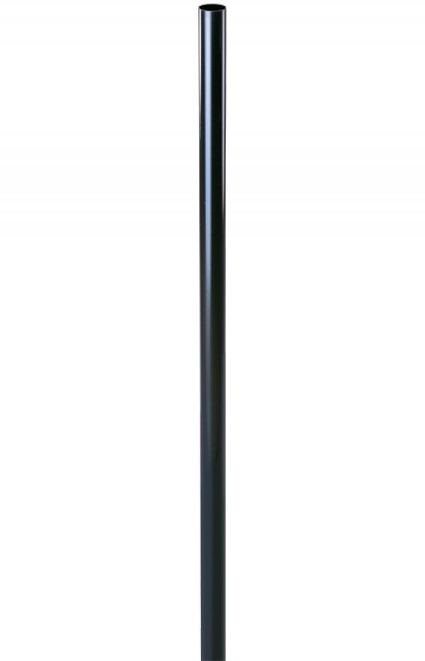 8&#39;x2.95&#34;x.072&#34; ALUMINUM POST BLACK - DIRECT BURIAL