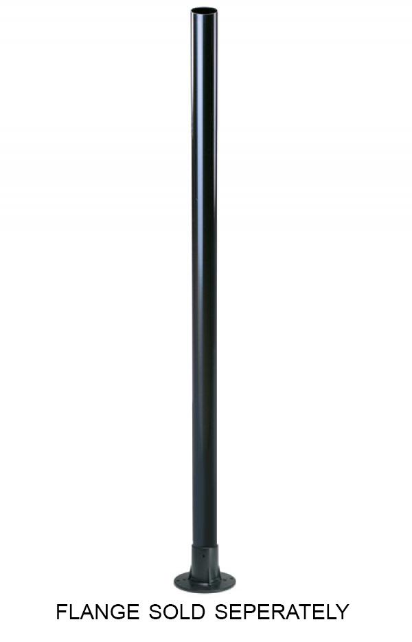 8&#39;x2.95&#34;x.072&#34; ALUMINUM POST BLACK - DIRECT BURIAL