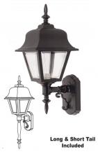 Wave Lighting 260SC-LR12W-BK - MARLEX ASHLAND WALL LANTERN