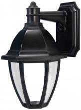 Wave Lighting S21VF-BK - EVERSTONE WALL LANTERN BLACKSTONE W/FROSTED LENS