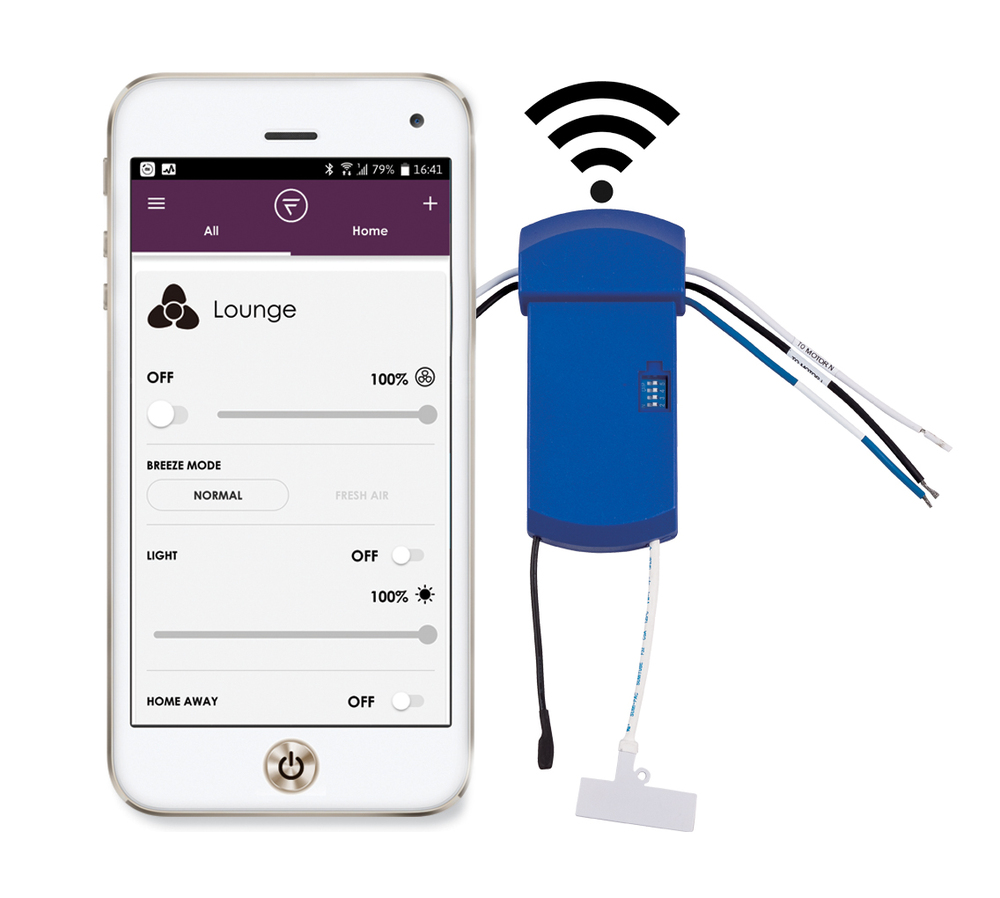 fanSync - AC Motor WiFi Receiver