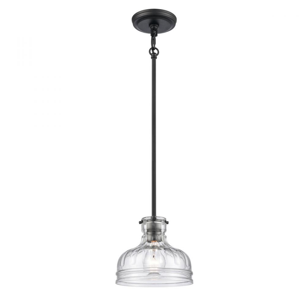 Orinoco 8&#39;&#39; Wide 1-Light Mini Pendant - Matte Black