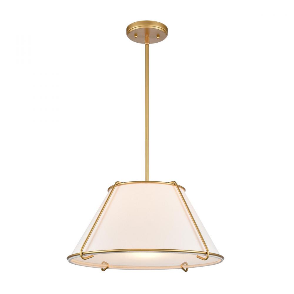 Regalia 18&#39;&#39; Wide 1-Light Pendant - Natural Antique Brass