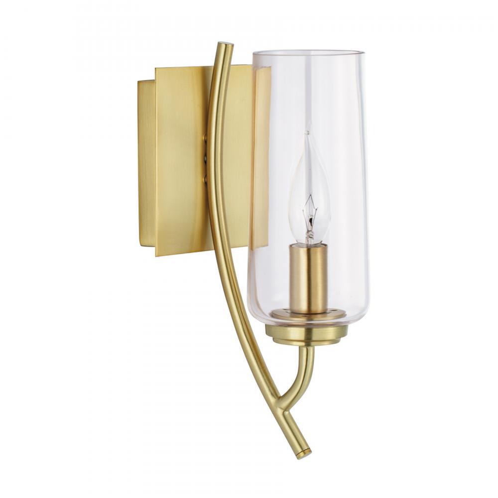 Tulip 11.75&#39;&#39; High 1-Light Sconce - Satin Brass