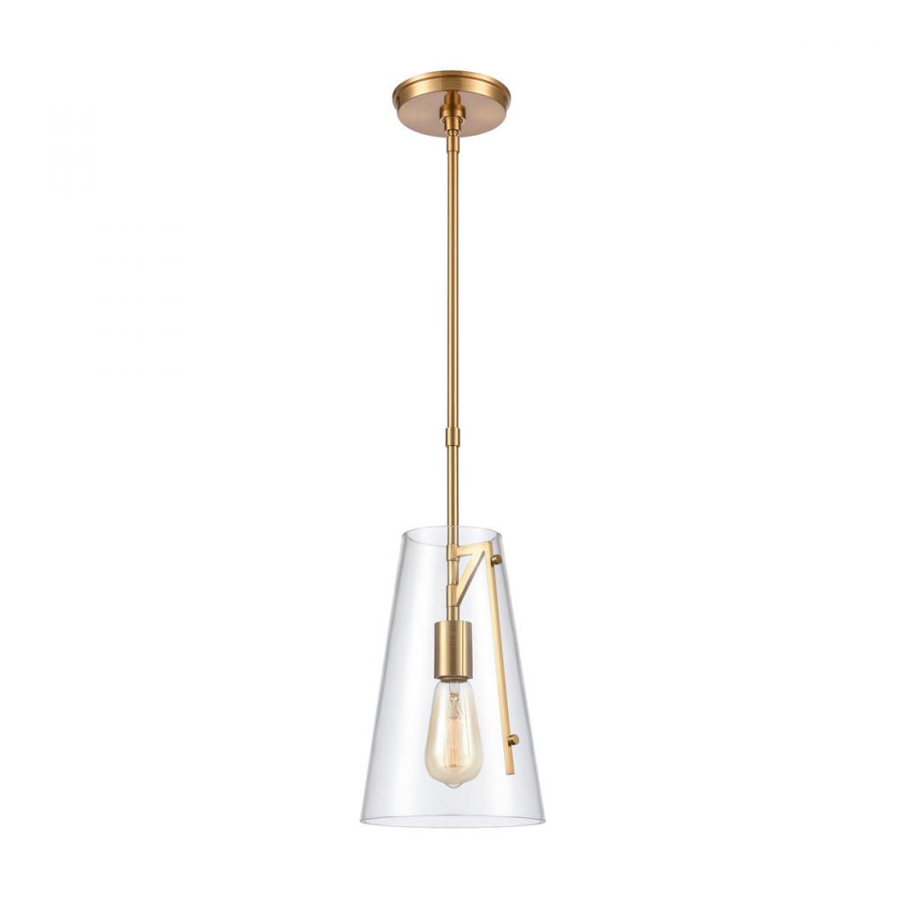 Trustle 7&#39;&#39; Wide 1-Light Mini Pendant - Satin Brass