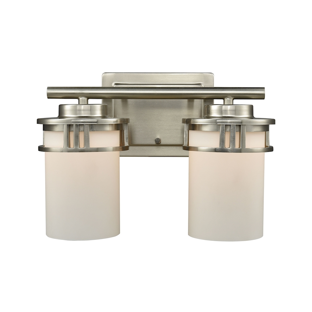 Thomas - Ravendale 12&#39;&#39; Wide 2-Light Vanity Light - Brushed Nickel