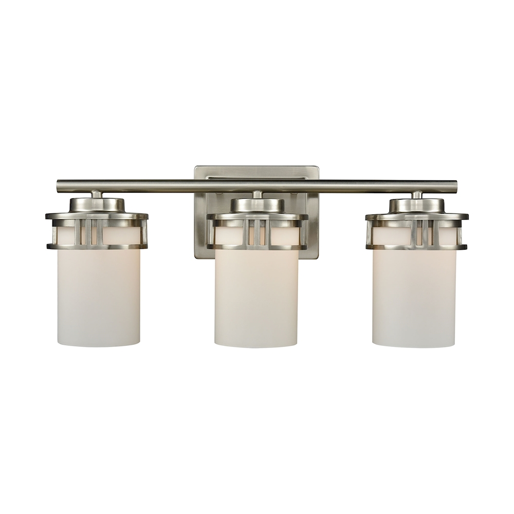 Thomas - Ravendale 20&#39;&#39; Wide 3-Light Vanity Light - Brushed Nickel