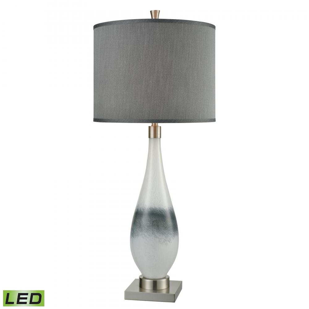 Vapor 38&#39;&#39; High 1-Light Table Lamp - Brushed Nickel - Includes LED Bulb