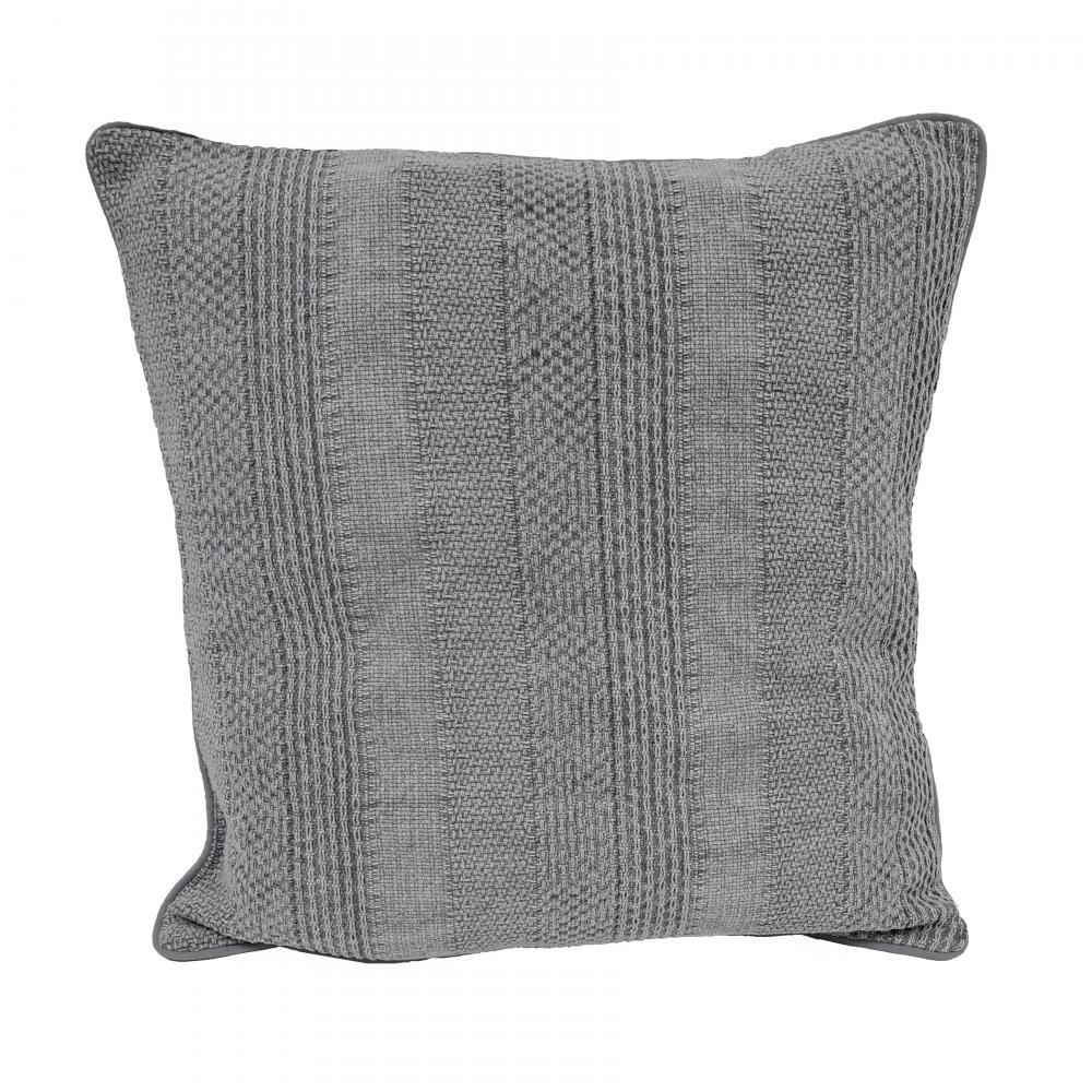 Saskia 22x22&#39;&#39; Pillow - Gray