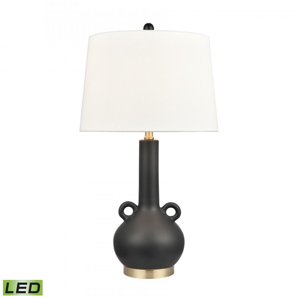 Sanderson 27&#39;&#39; High 1-Light Table Lamp - Matte Black - Includes LED Bulb