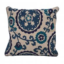 ELK Home HVT0897-10584 - Blue Suzani 20x20'' Pillow - Blue