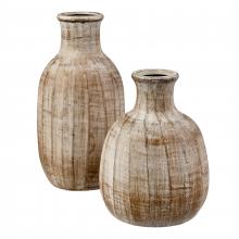 ELK Home S0017-11255/S2 - Mink Bottle - Set of 2 Toasted Cream