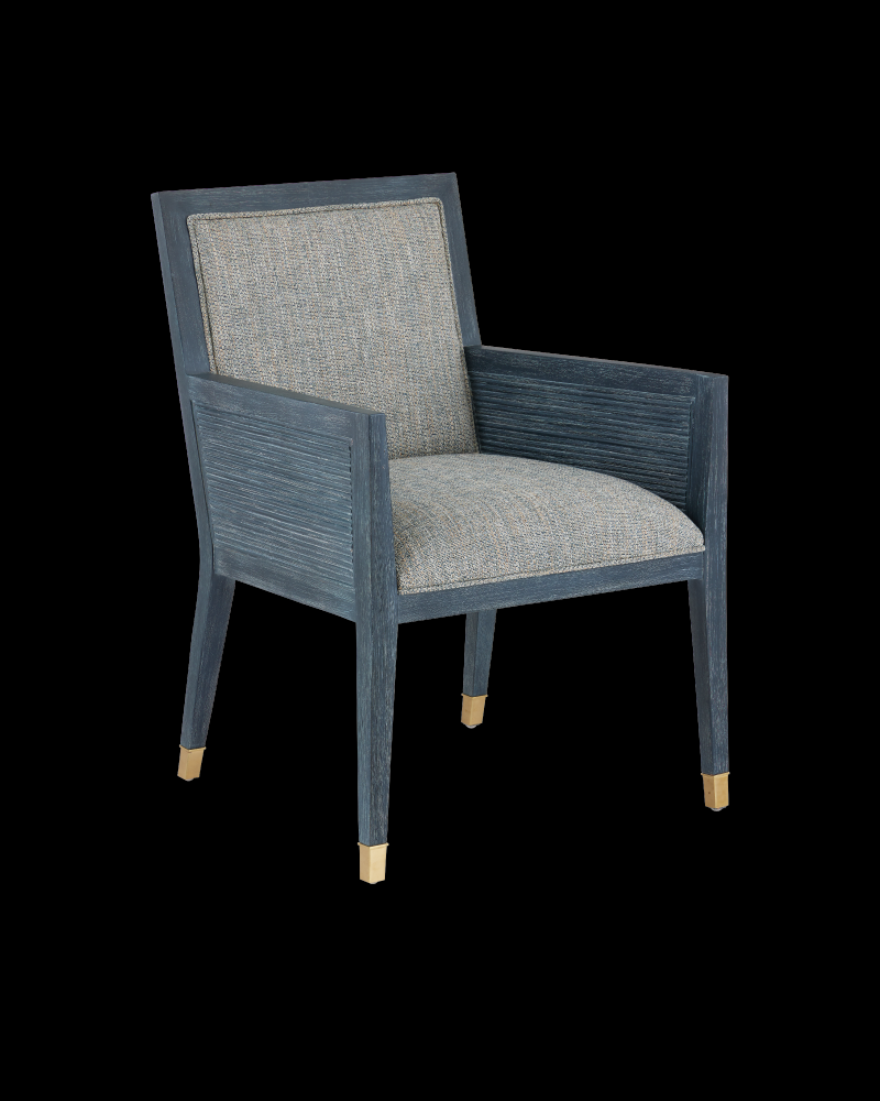 Santos Vintage Navy Armchair, Barrett Dusk