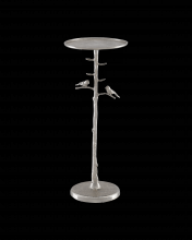 Currey 4000-0064 - Piaf Silver Drinks Table